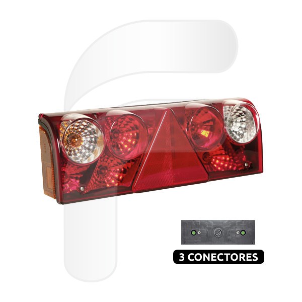 REAR LAMPS REAR LAMPS WITH TRIANGLE MONTEBLACK EUROPOINT LL LEFT